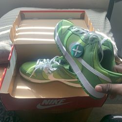 Nike Dunk Low Retro’s (green) (size10)