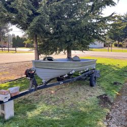 12ft Boat With Trailer