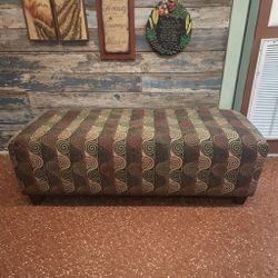 Patterned Ottoman 