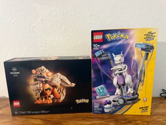 Lego Pokemon Mewtwo and Arcanine