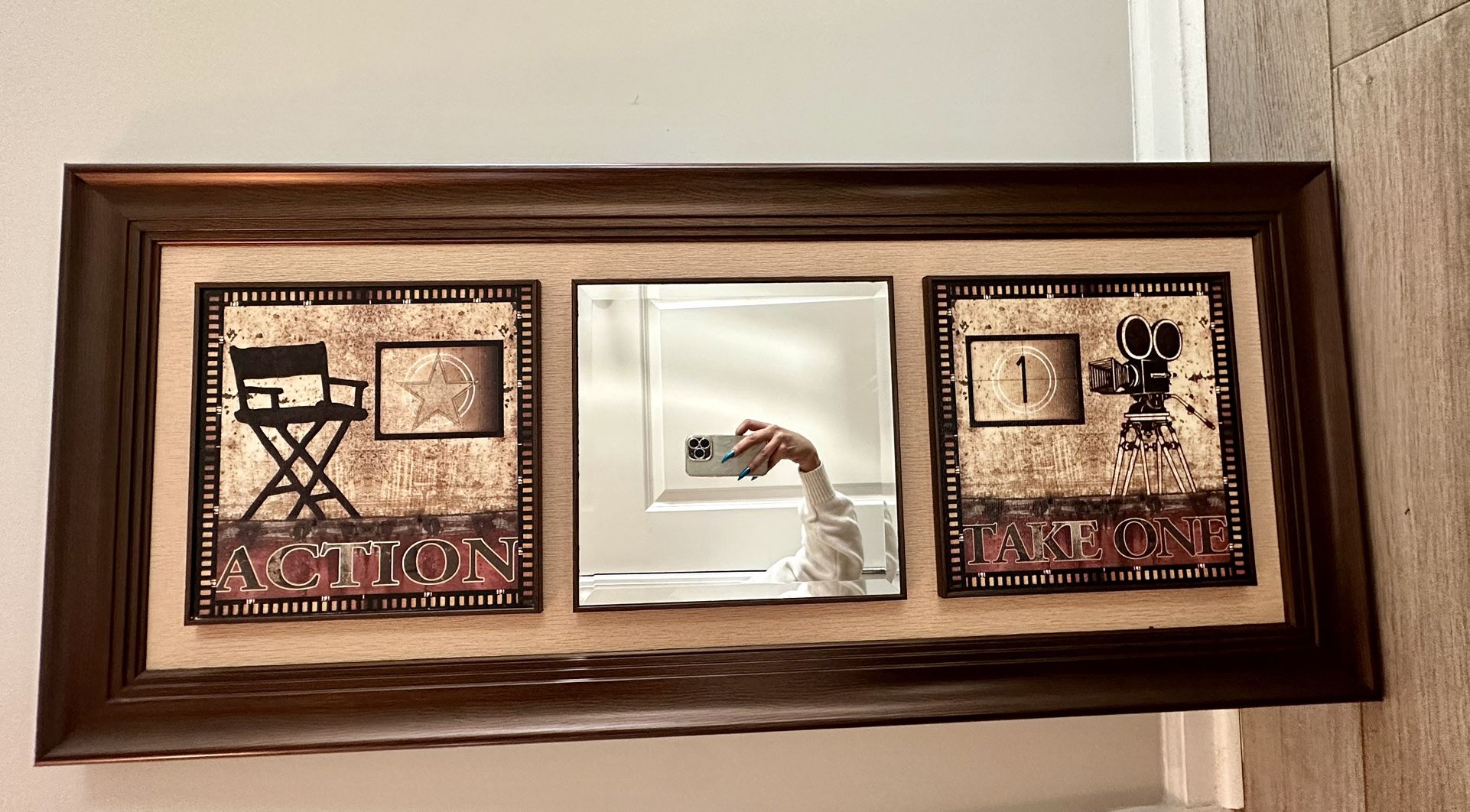 Action & Take One Decorative Wall Mirror