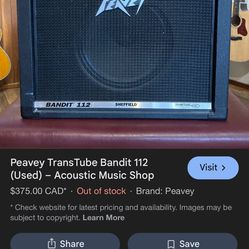 Guitar amp-Peavey bandit 112