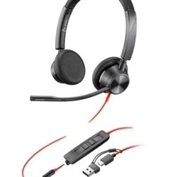 Plantronics Blackwire USB-C headset, new and sealed in package!