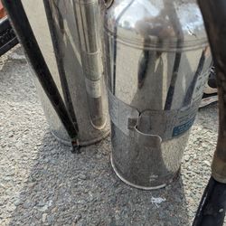 2 Chromed Extinguishers
