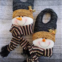 Snowman Doorknob Decor