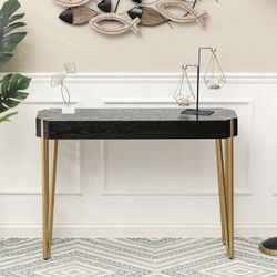 Wood And Metal Console Table WHIF1201
