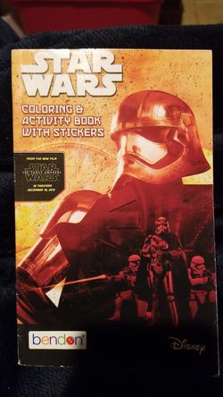 Star wars coloring and activity book small