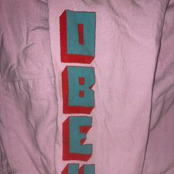 Obey Pink/Mauve Unisex Windbreaker Large