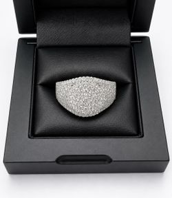 925 Sterling Silver 4.00CT MOISSANITE Round pave Men’s Ring Size 8,9,10 or 12