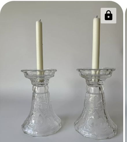 Crystal Candle Holder And Or Vase
