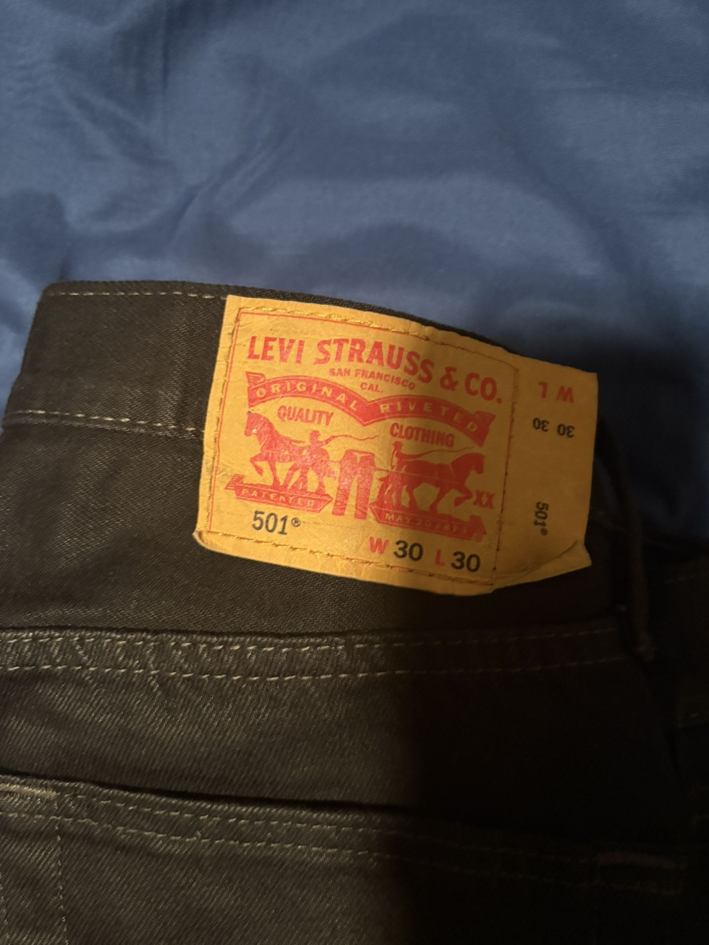 501s Black Size 30x30