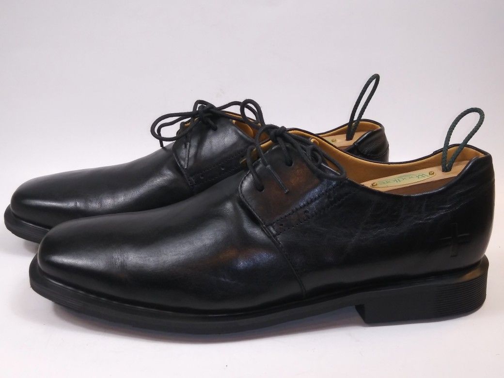 DR MARTENS Men's Shoes Black Lace Up Oxford New Store Display US Size 10 Msrp $120
