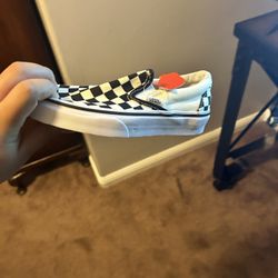 new Checkered Vans new just bad box 