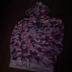 Pink Bape Hoodie