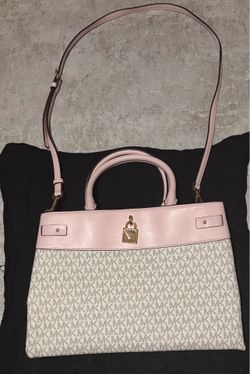 Michael Kors Gramercy Large Satchel Purse – Powder Blush Multi – New w/ Tags