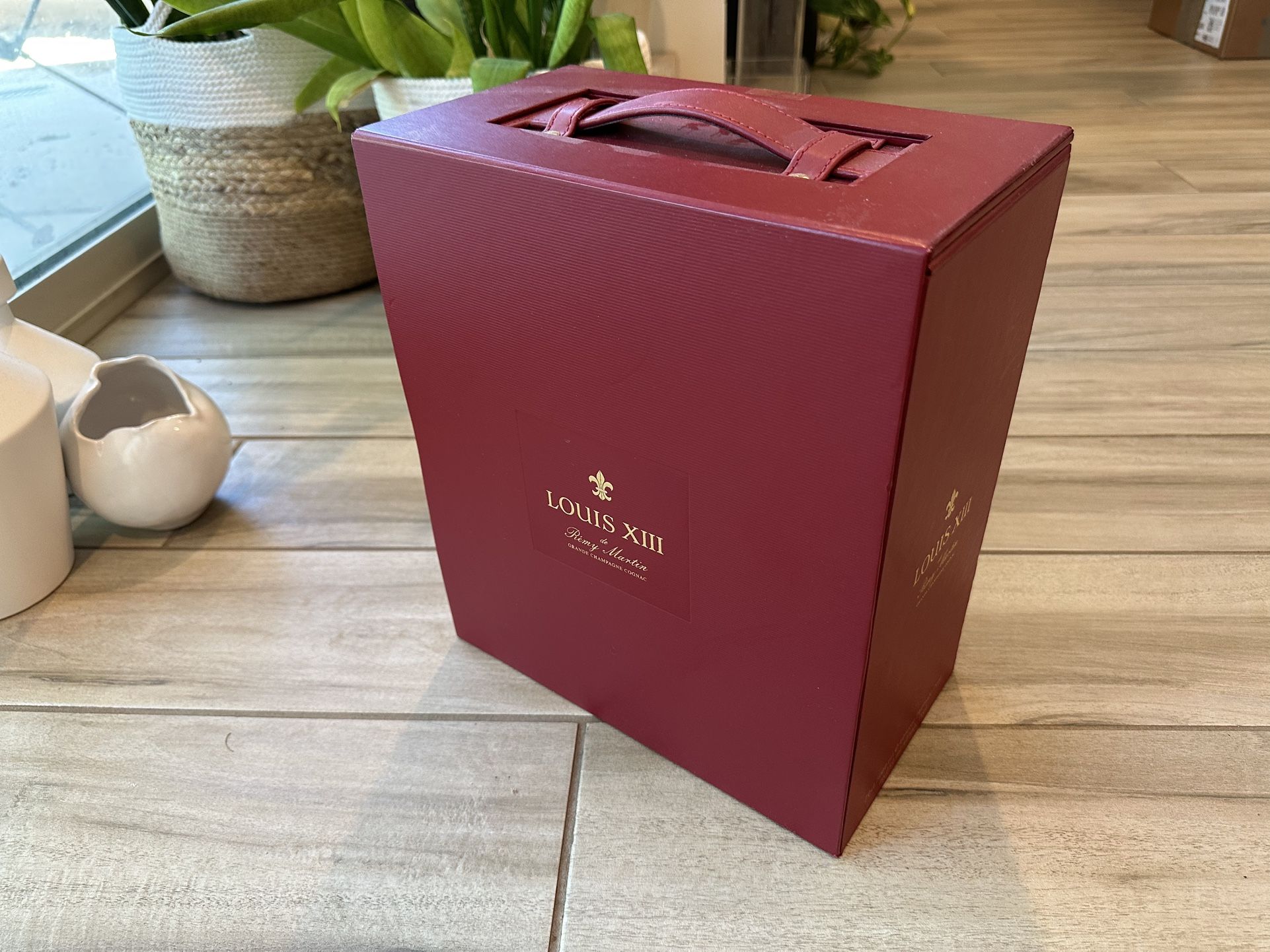 Louis XIII Ultra premium Cognac Case And Bottle (Empty)