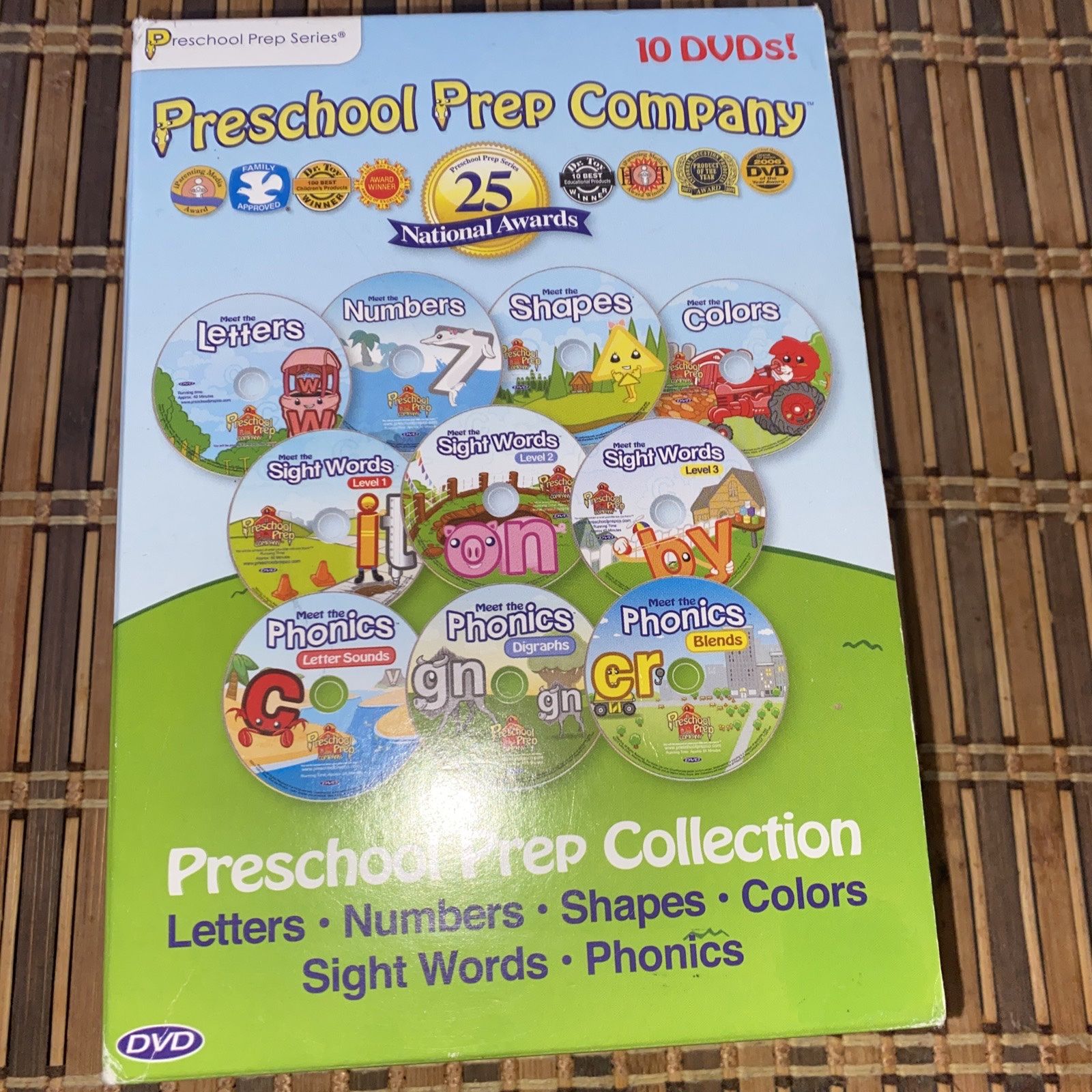 Preschool Prep Company DVD 10-Pack Collection 978-1-935610-43-4