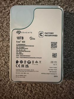 Seagate Exos X20 18TB SATA Hard Drive