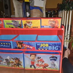Paw Patrol Toy Shelf