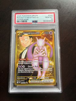 Destined Rivals team tickets mewtwo Hyper rare PSA 10