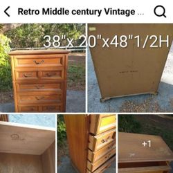 Dixie Wooden Dresser Without Handle On One Drawer 