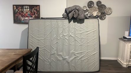 Queen size Mattress plus bed base frame