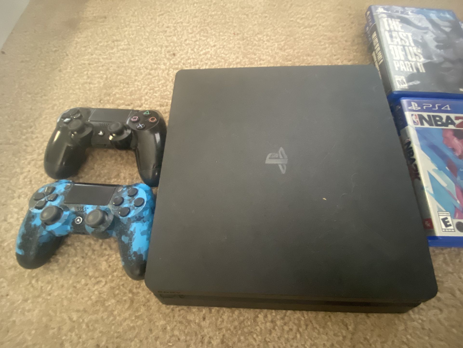 PS4 slim Games Included Scuff Controller Included And Normal Controller Included  