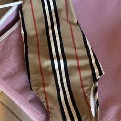 Baby Burberry Swimsuit Size 12 Months