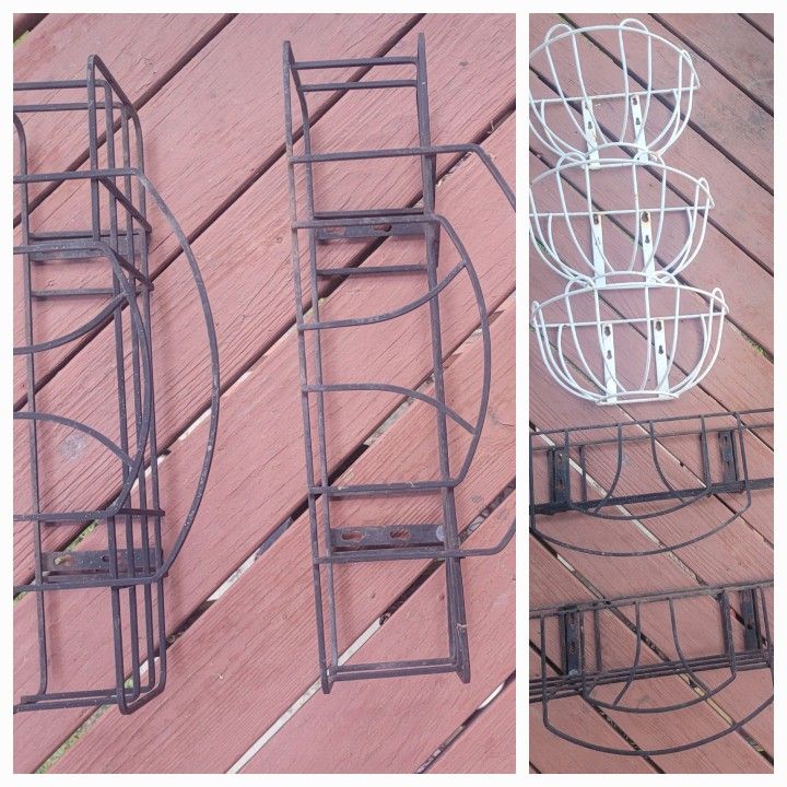 Plant window boxes and plant baskets