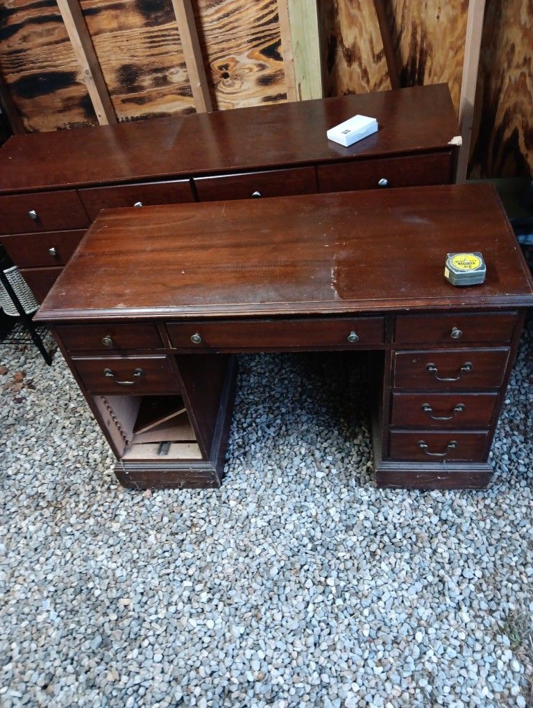 Solid Real Wood Office Desk (Free)