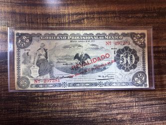 1914 México 🇲🇽 50 Pesos Bank Note