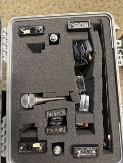 Lectrosonics VHF Wireless Kit in Pelican 1520 - 2x DR175, 2x CR187, 2x M187, SM58
