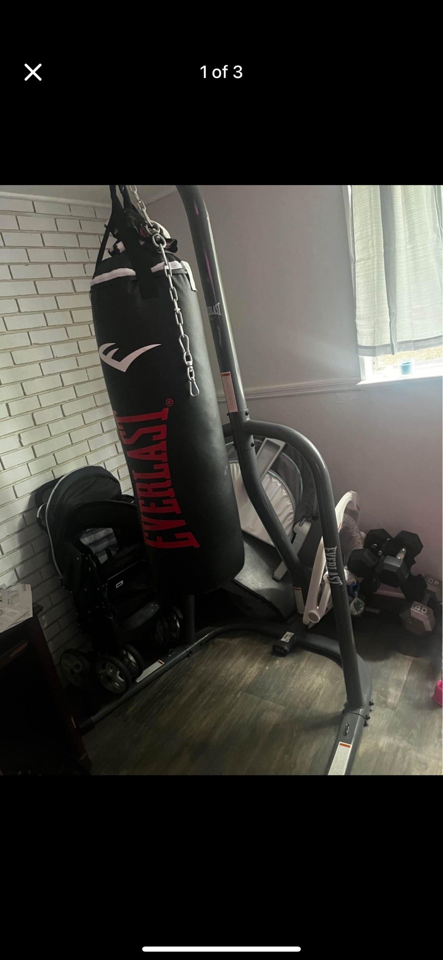 Punching Bag And Stand.