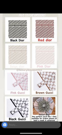 Dior Luxurious Designer Flower Wrapping Paper 20 sheets – ASA College:  Florida