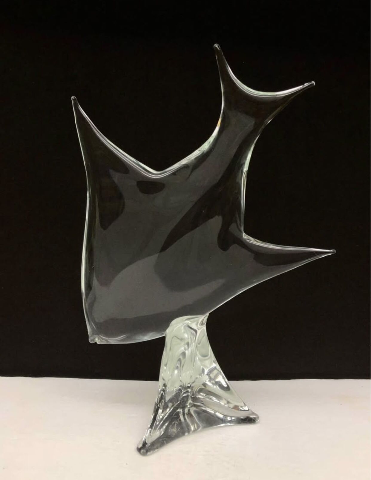 Large Zanetti Murano Art Glass Fish Sculpture 16”