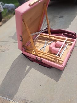 Massage table.