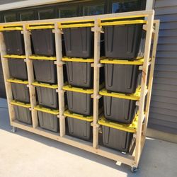 Storage Racks For Totes 
