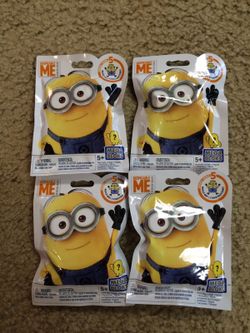 Despicable Me Mega Bloks Figures!!! Lot of 4!!!