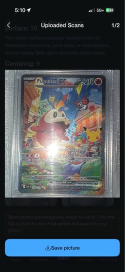 Fuecoco EX Full Art Pokémon Card 147/128