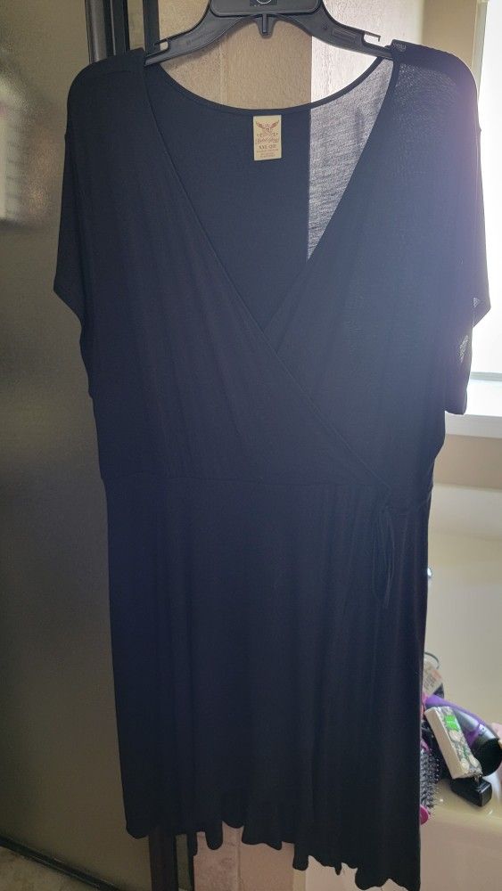 Black Crossover Dress