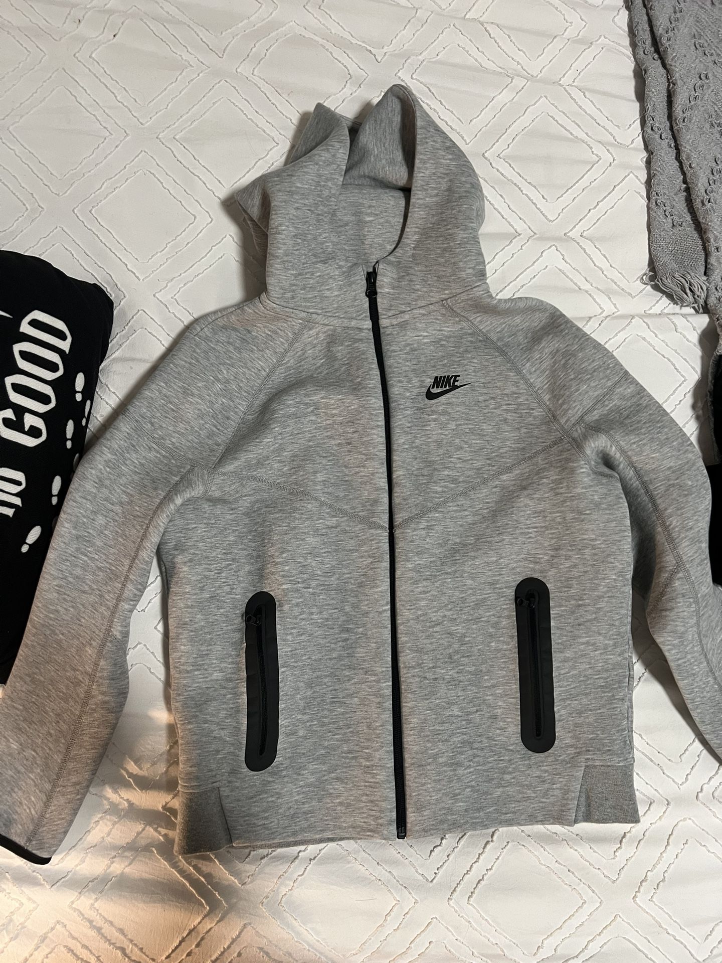 Grey Nike Tech Hoodie 