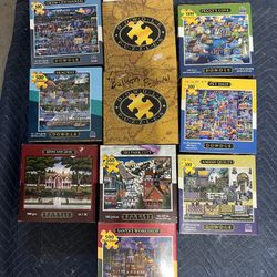 Assorted Puzzles Plus More To Be Posted. 300 Piece. 500 Piece. 750 Piece 1000 Pieces 