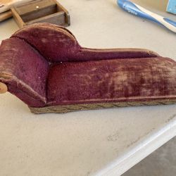 Authentic Antique Dollhouse Chaise Lounge