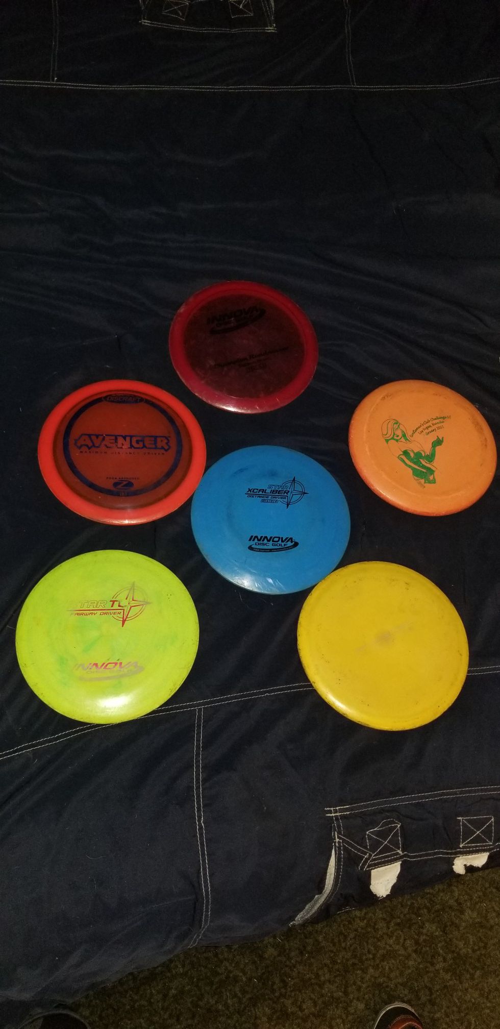 Frisbee Golf Discs. Variety