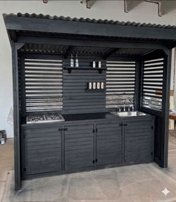 Cocina para Patios / Outdoor Wood Kitchen