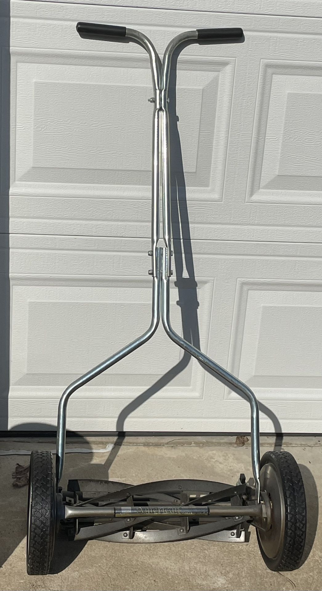 American Lawn Manual Push 16” Reel Mower Gray