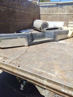 Truck Rear Bumper Chrome Steel