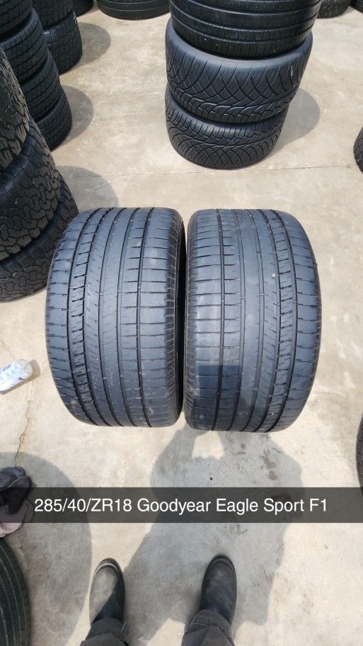 285/40/ZR18 Goodyear Eagle Sport F1 160$