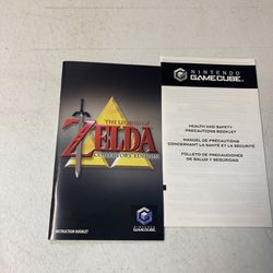 Nintendo Gamecube  The Legend of Zelda collectors Edition Manual Only No Game