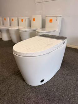18.11"H Smart Toilet